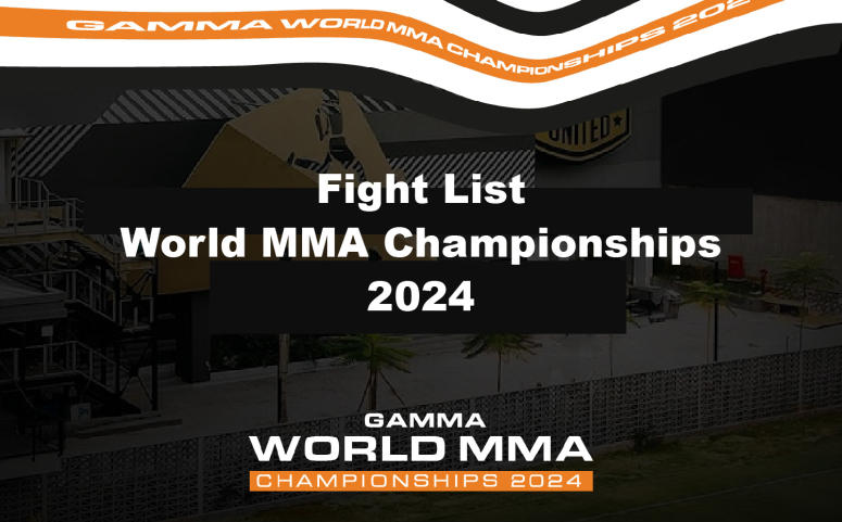 Fight List World MMA Championships 2024